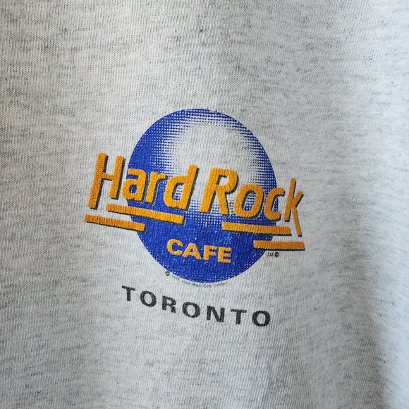 RARE Vintage Hard Rock Cafe Toronto tee From 1989. Mens L. - Picture 2 of 5